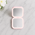 Velvet Glow Mini LED Travel Mirror